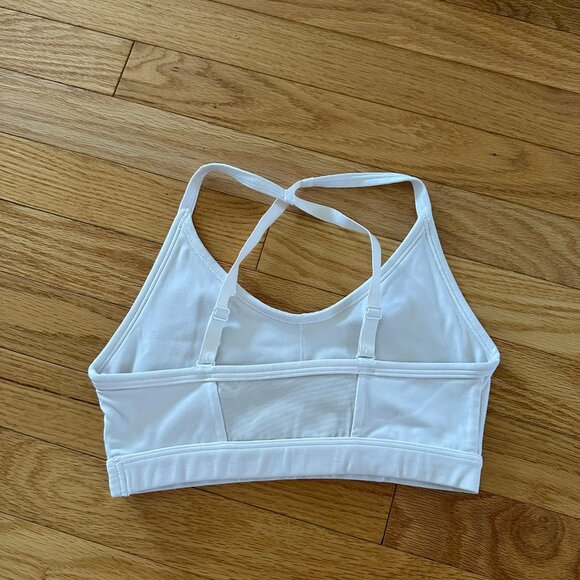 Gymshark White Ruched Sports Bra - Picture 5 of 5